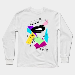 Punk Pop Lips Long Sleeve T-Shirt